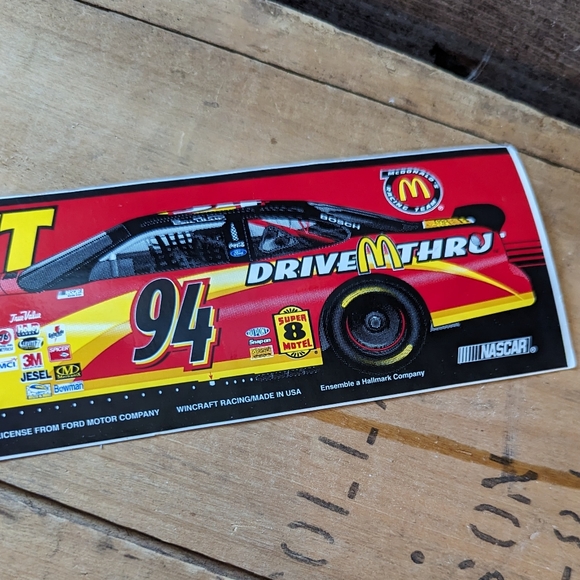 Vintage 1998 Bundle Of Nascar Bumper Stickers - Picture 4 of 13
